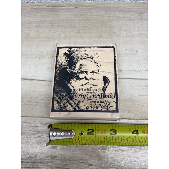 2001 Stampington Co. St. Nicholas Wood Mounted Rubber Stamp - Picture 5 of 6